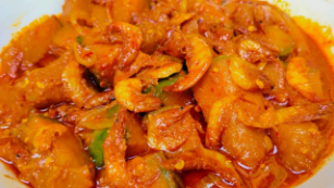 মিষ্টি কুমড়া চিংড়ি